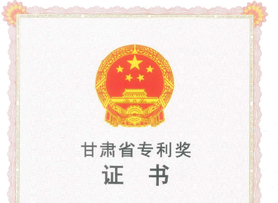 甘肃省专利发明人奖