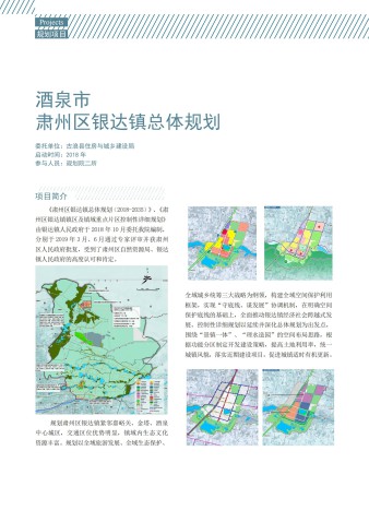 酒泉市肃州区银达镇总体规划